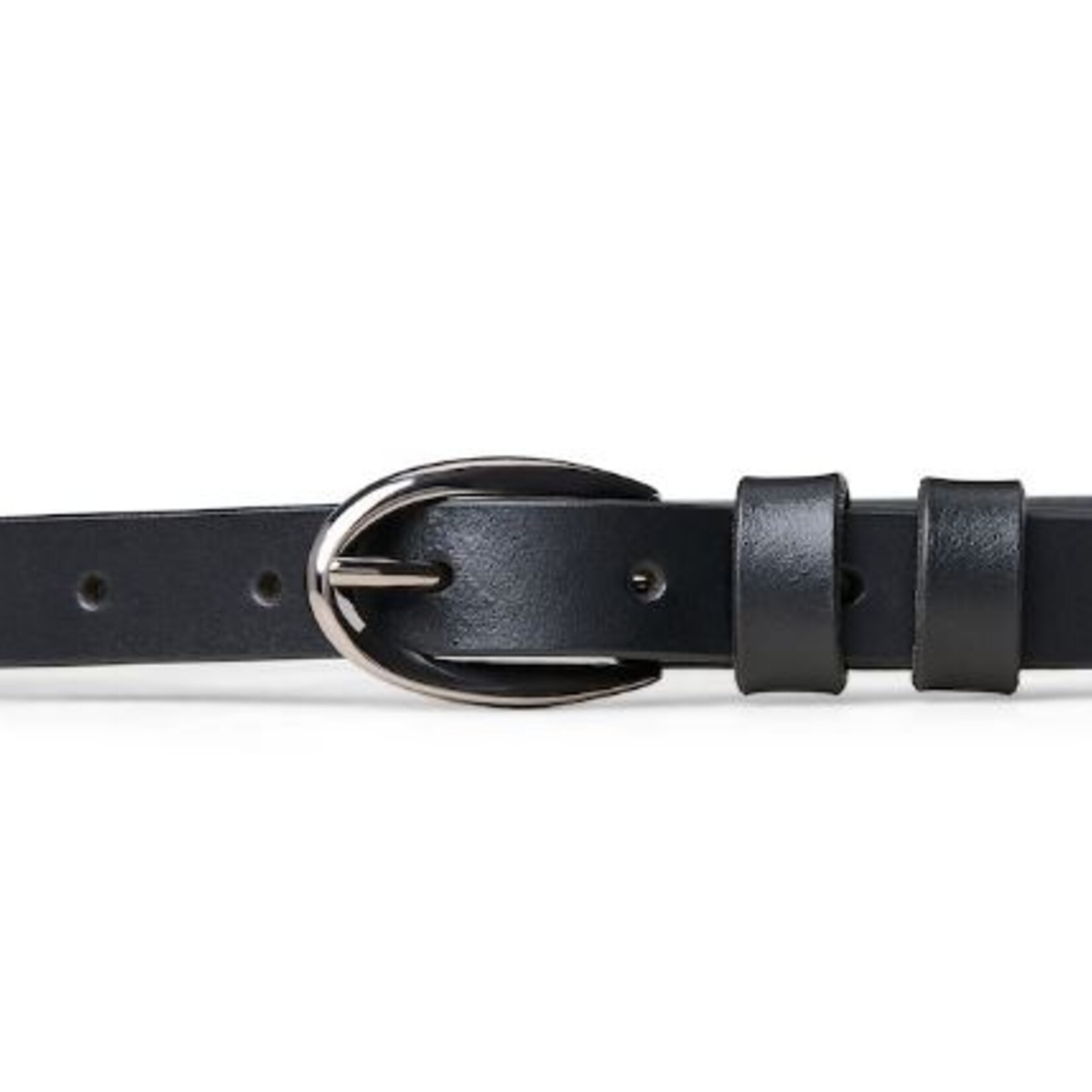 ECO7 Ceinture Jade en Cuir Véritable - Black
