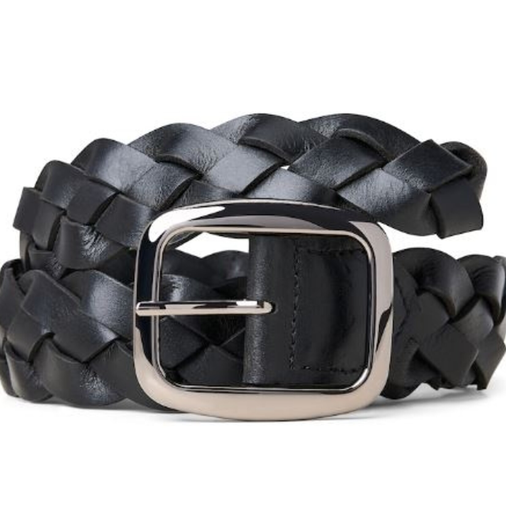 ECO7 Ceinture Jessy en Cuir Véritable - Black