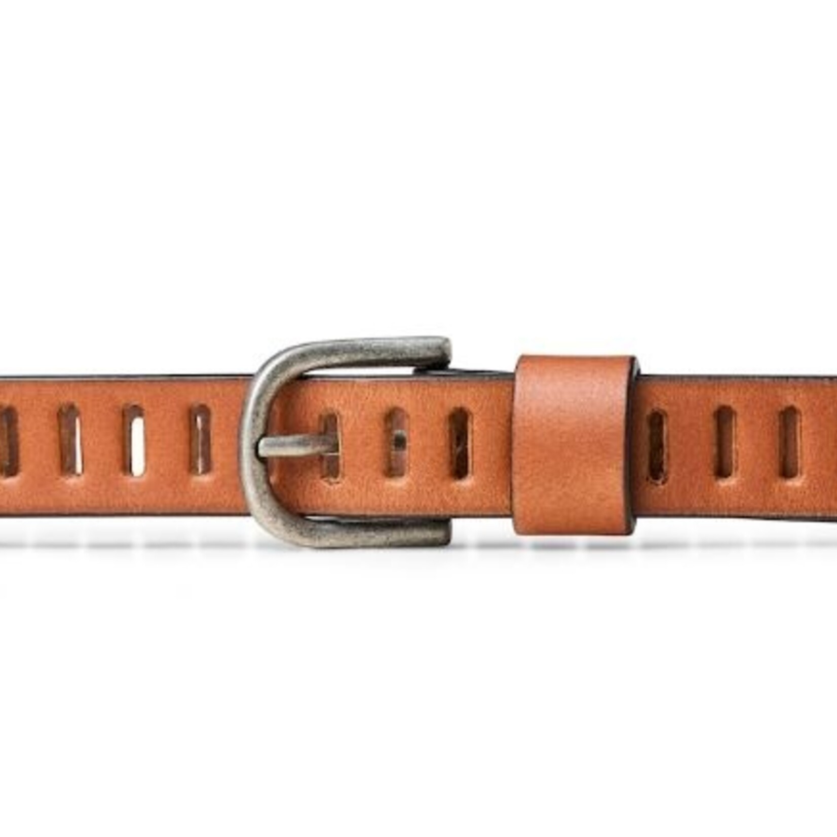 ECO7 Ceinture Pam en Cuir Véritable - Tan
