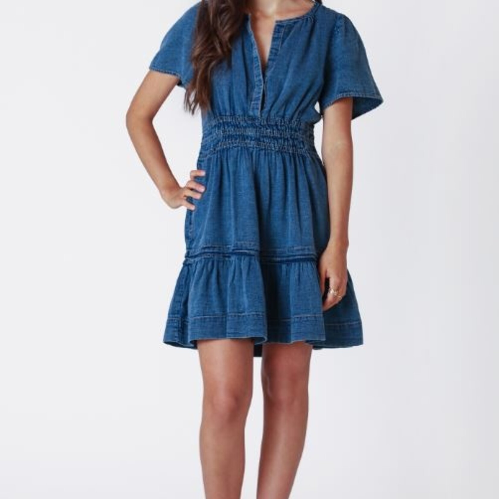 Dex Robe en Denim - Marine