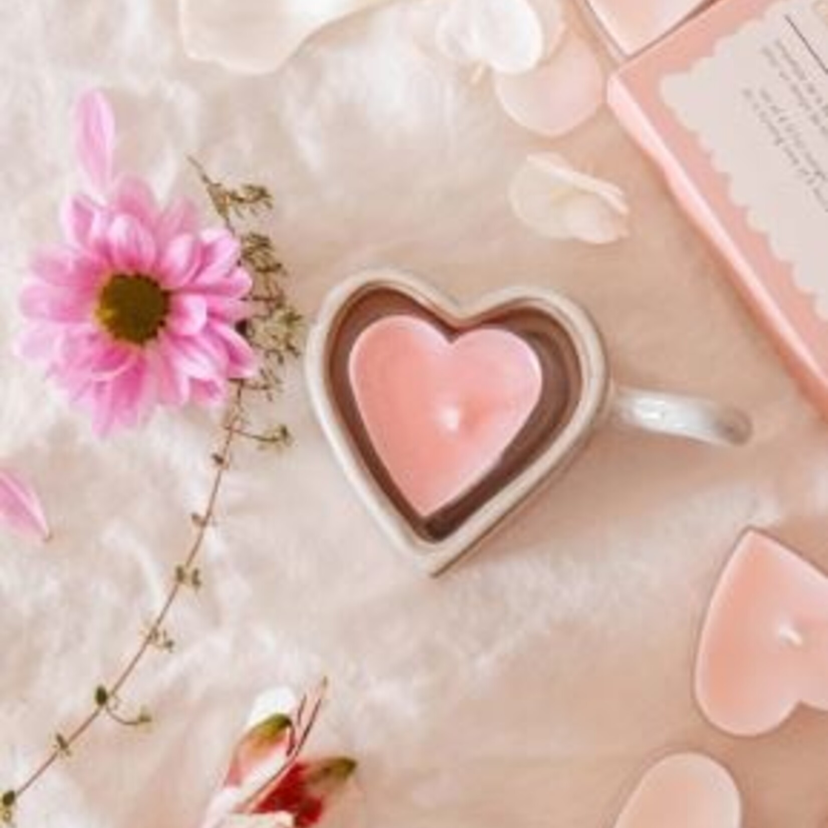 Mimi & August Porte-bougie chauffe-plat - Coeur