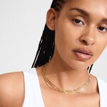 Pilgrim Kira Necklace Recycled - Gold Plated