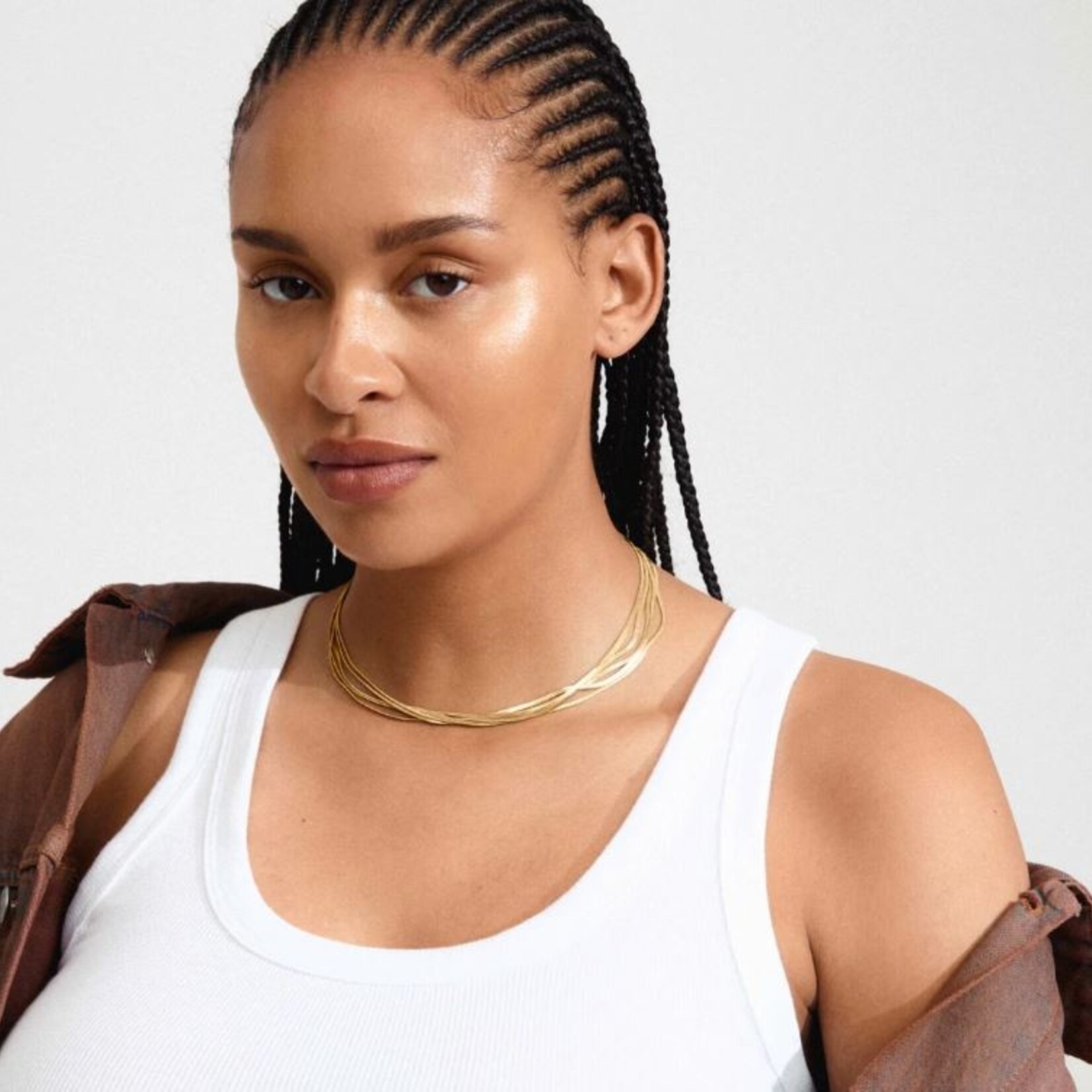 Pilgrim Kira Necklace Recycled - Gold Plated