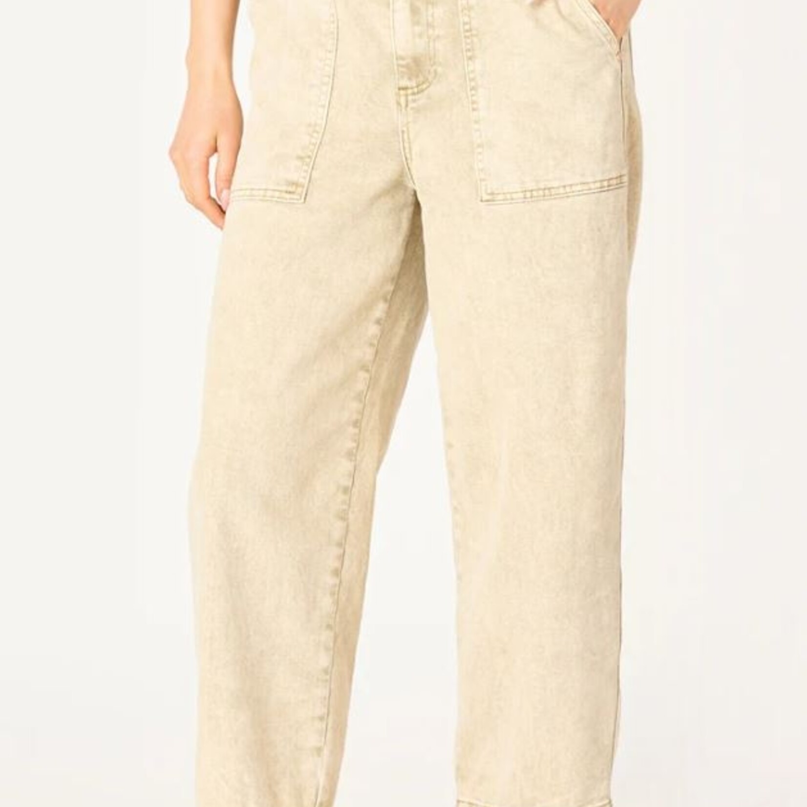 Dex Jean à jambe droite à taille haute - Fawn Wash