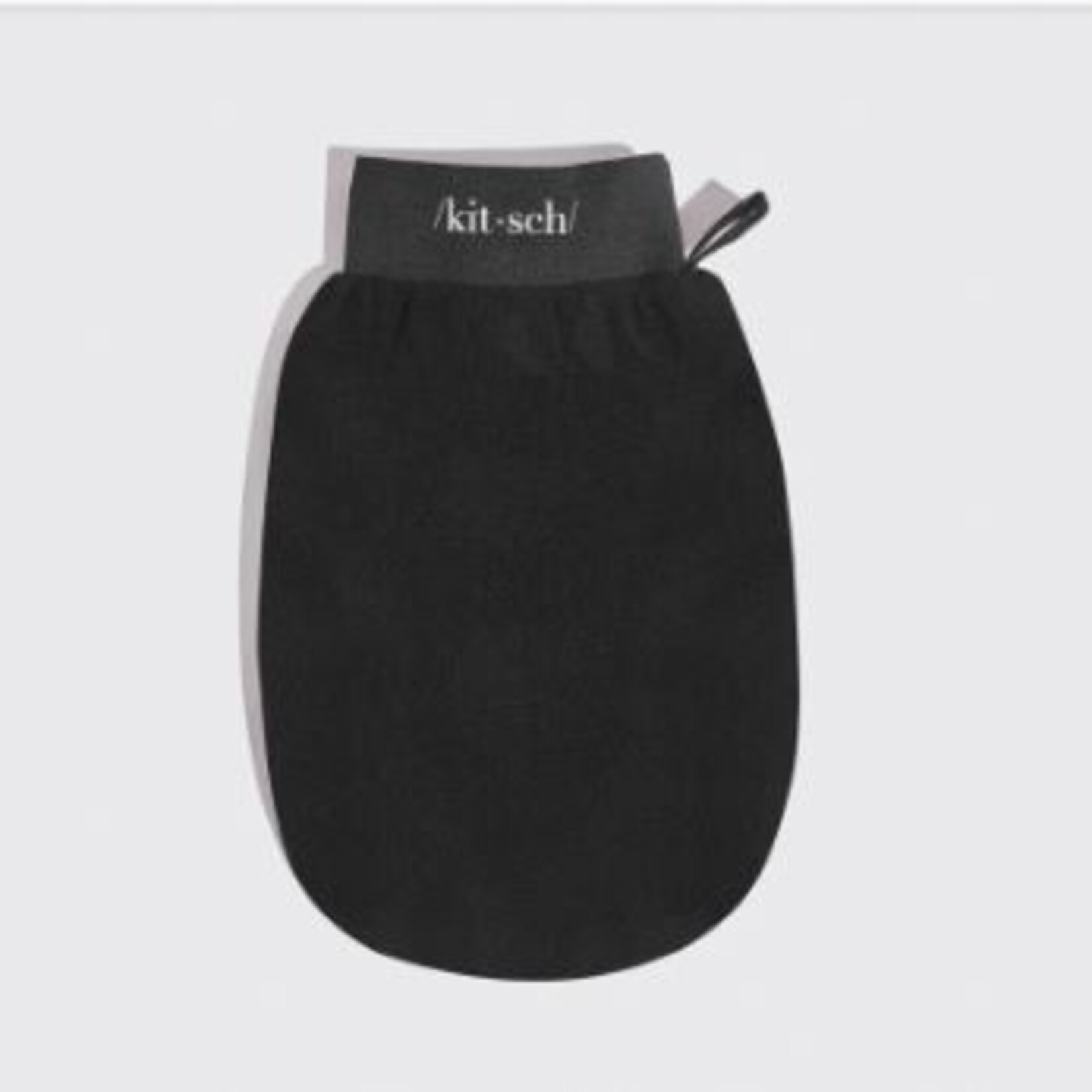 Kitsch Ensemble de 2 gants exfoliants - Noir et terre cuite