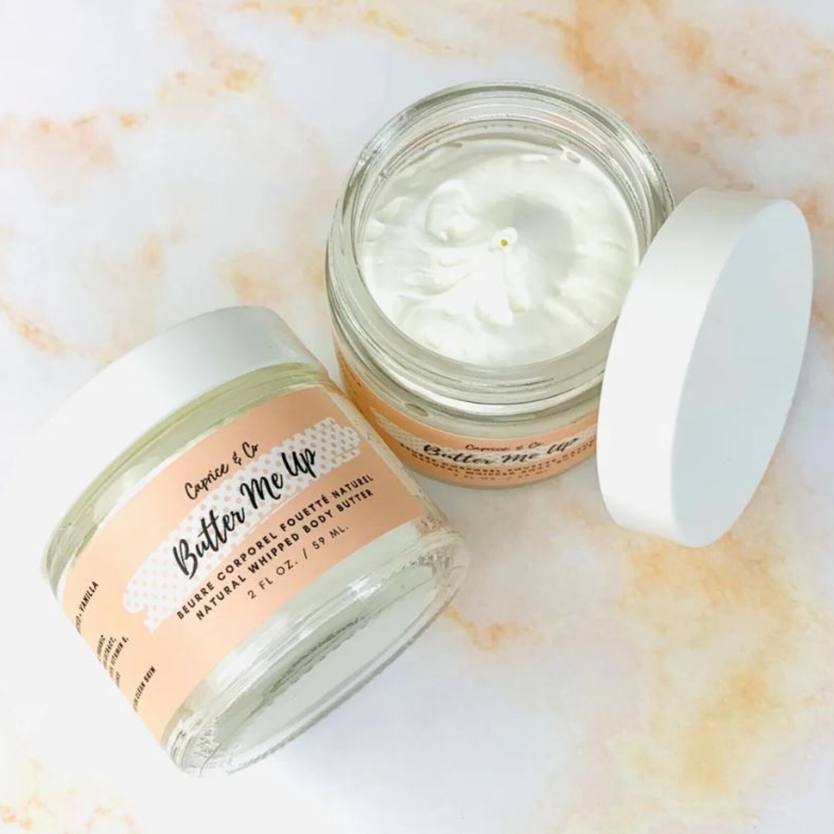 Caprice & Co Body Butter Butter Me Up- White Freesia + Vanilla - Format Voyage 2oz