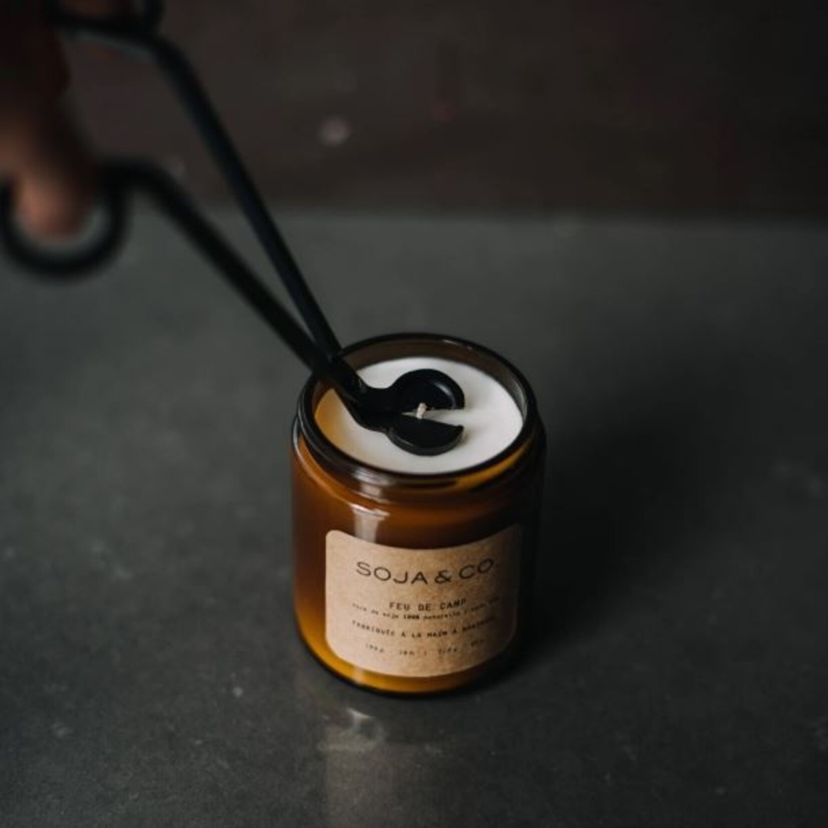 Soja&Co. Coupe mèche à bougie - Noir