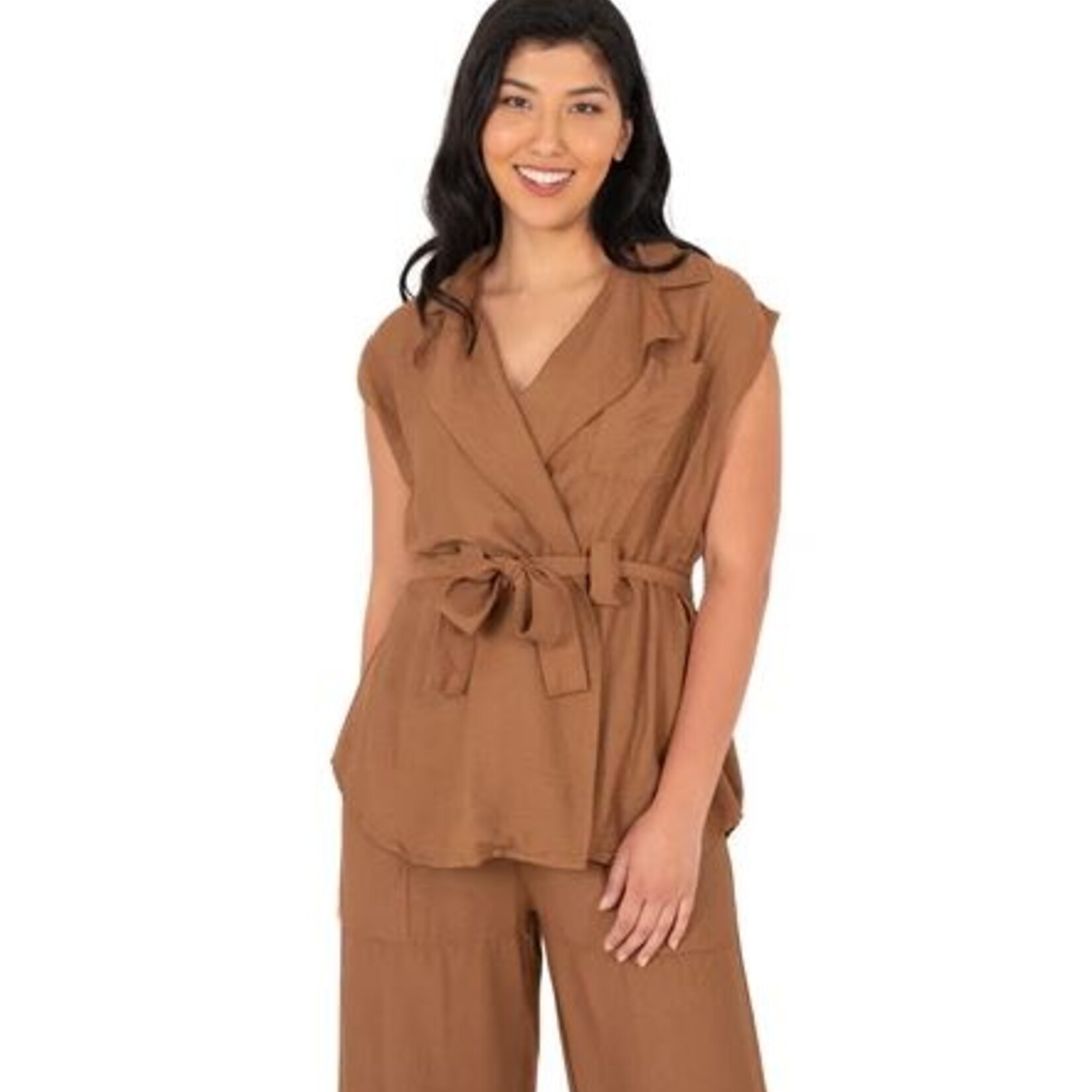 Veste 32-4683W Sans Manches - Hazelnut