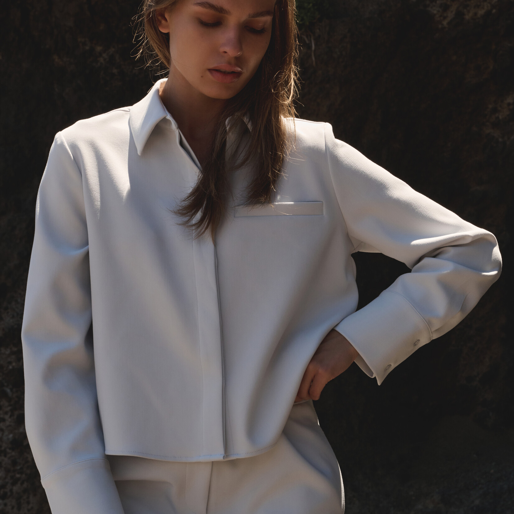 Yaya Chemise Courte - Northern Drop