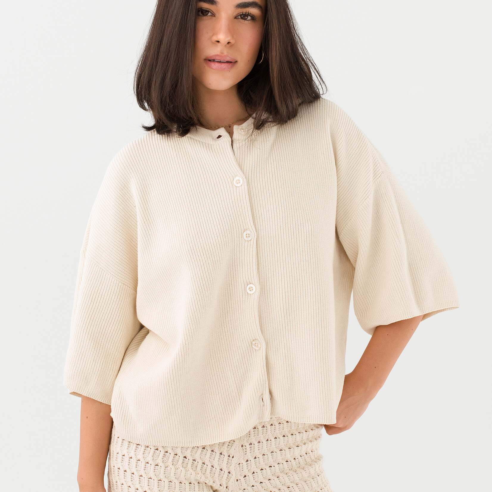 Daily Story Cardigan Maude - Cream