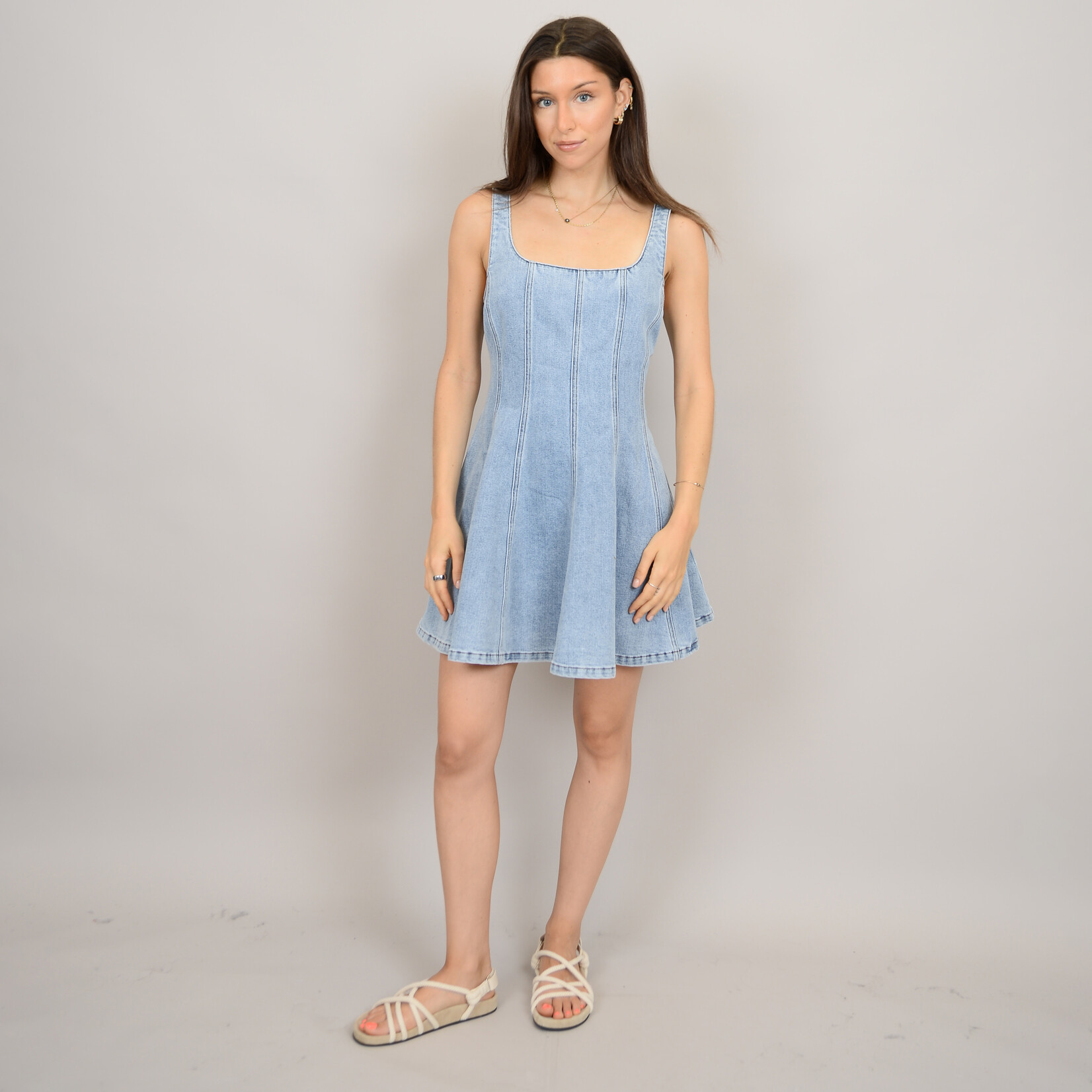 RD Style Robe Surina - Bleu Denim Wash