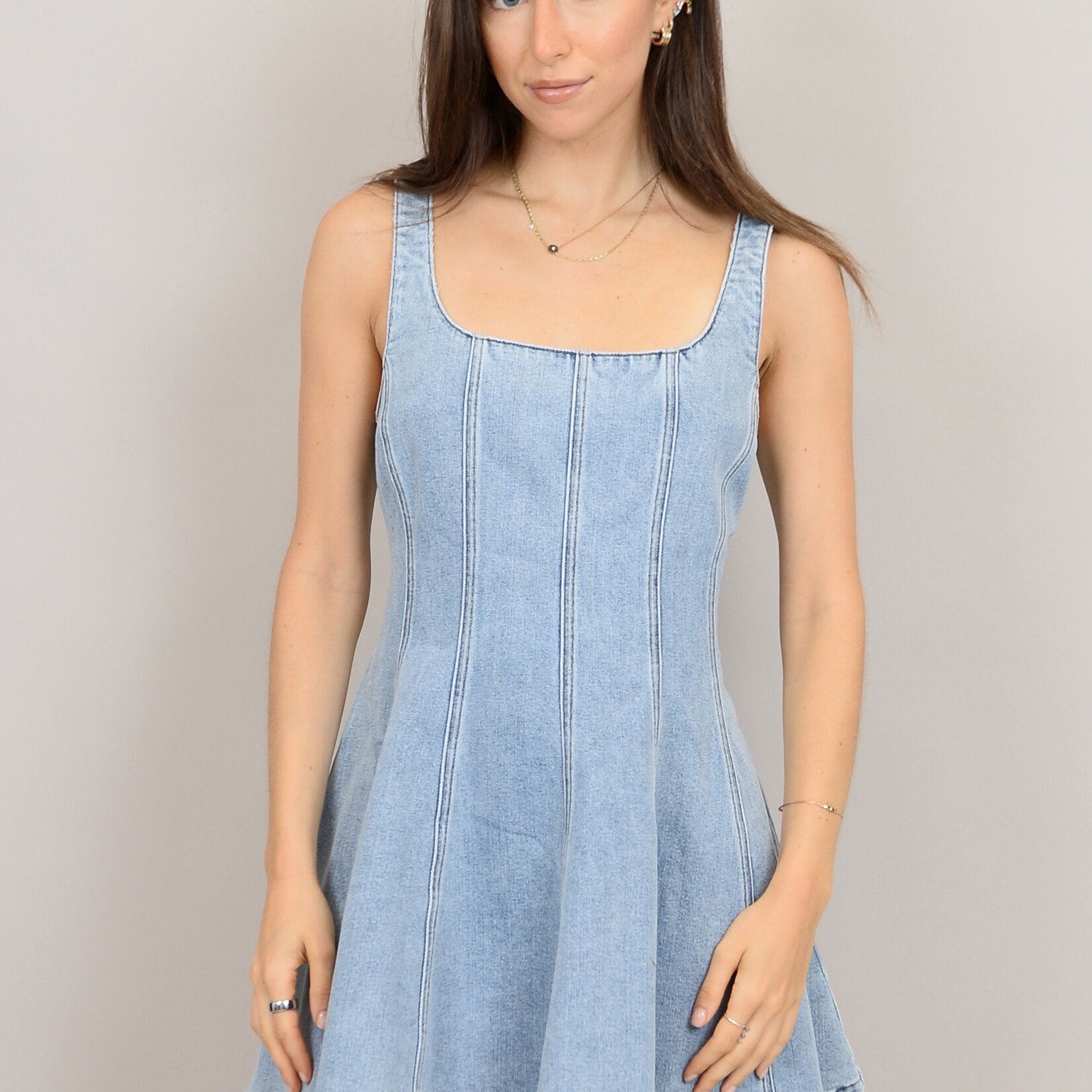 RD Style Robe Surina - Bleu Denim Wash
