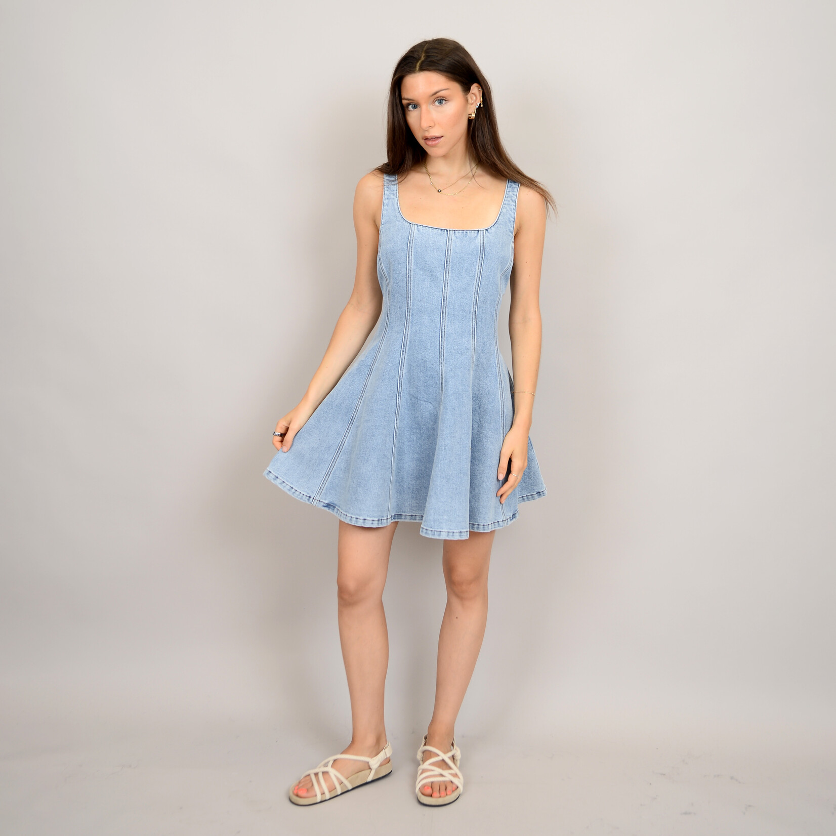 RD Style Robe Surina - Bleu Denim Wash
