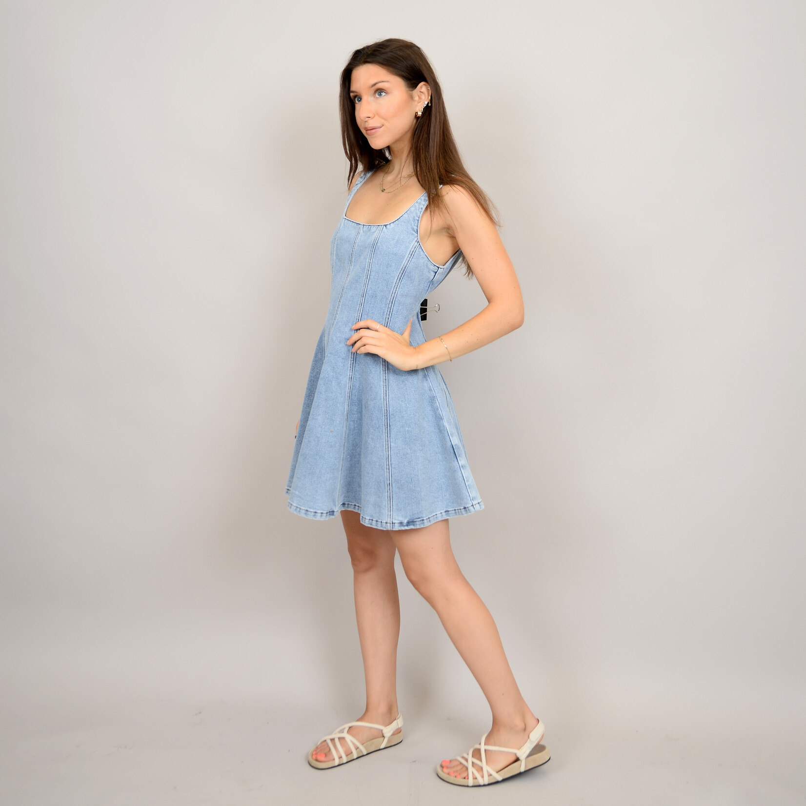 RD Style Robe Surina - Bleu Denim Wash