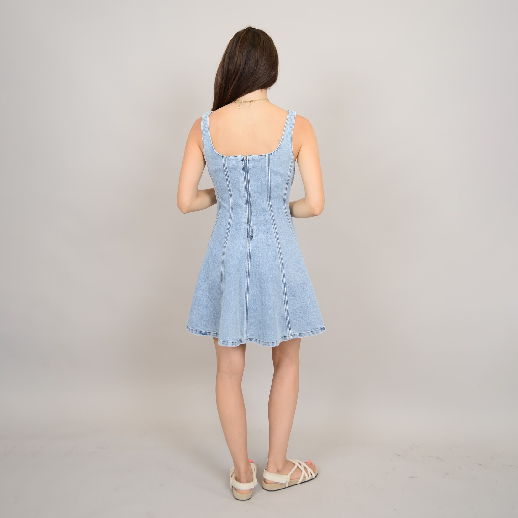 RD Style Robe Surina - Bleu Denim Wash
