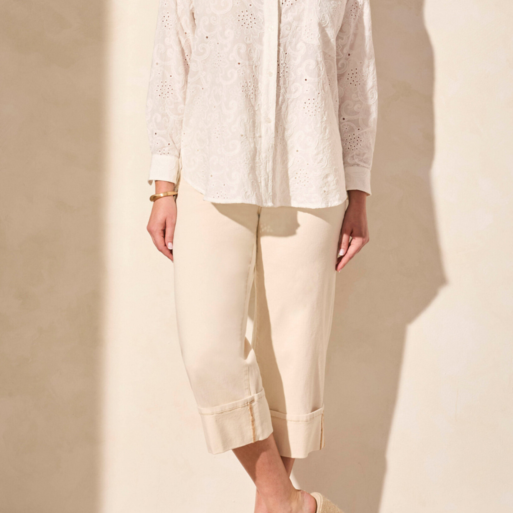 Chemise brodée - White