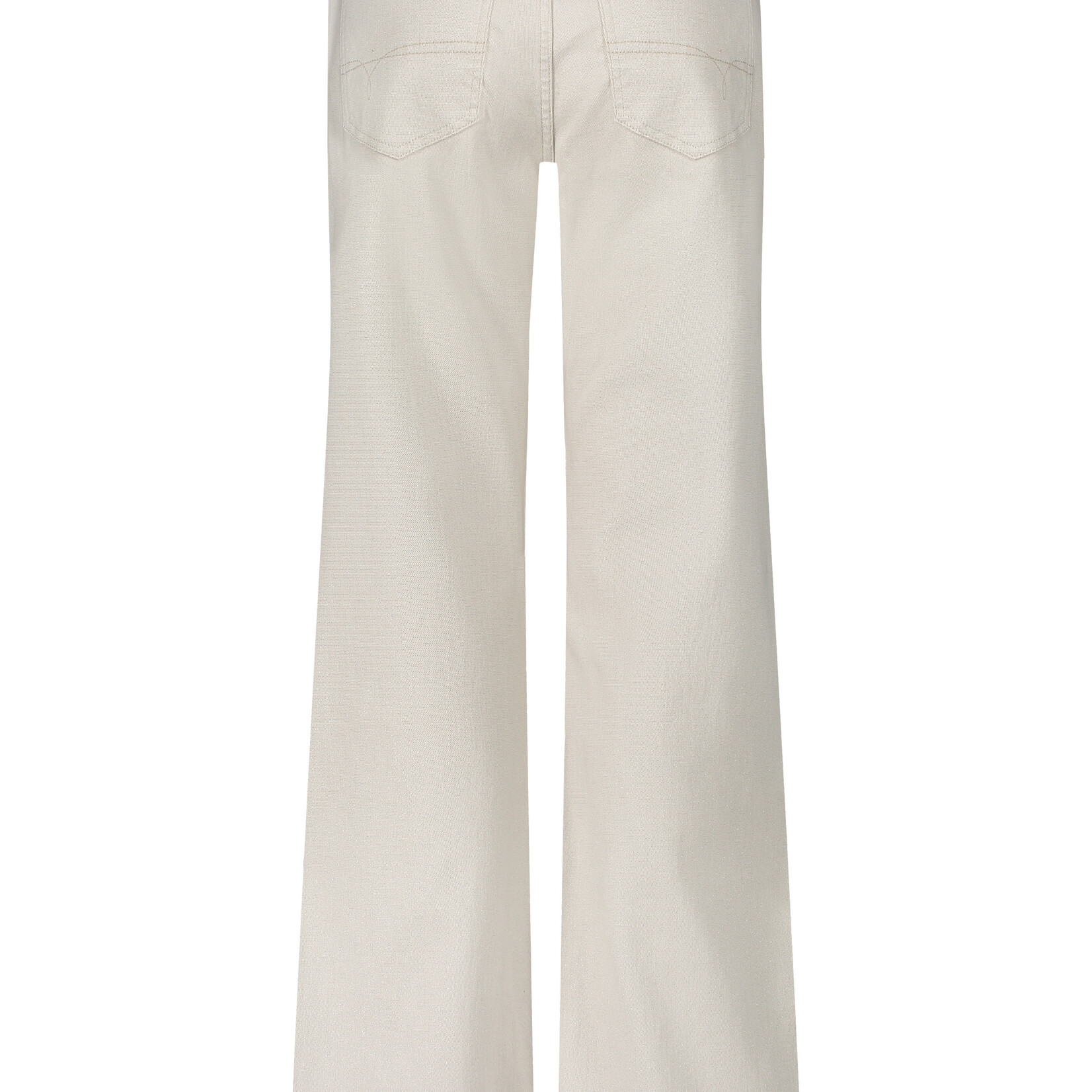 Tramontana Pantalon en denim à jambes larges en lurex - Light sand
