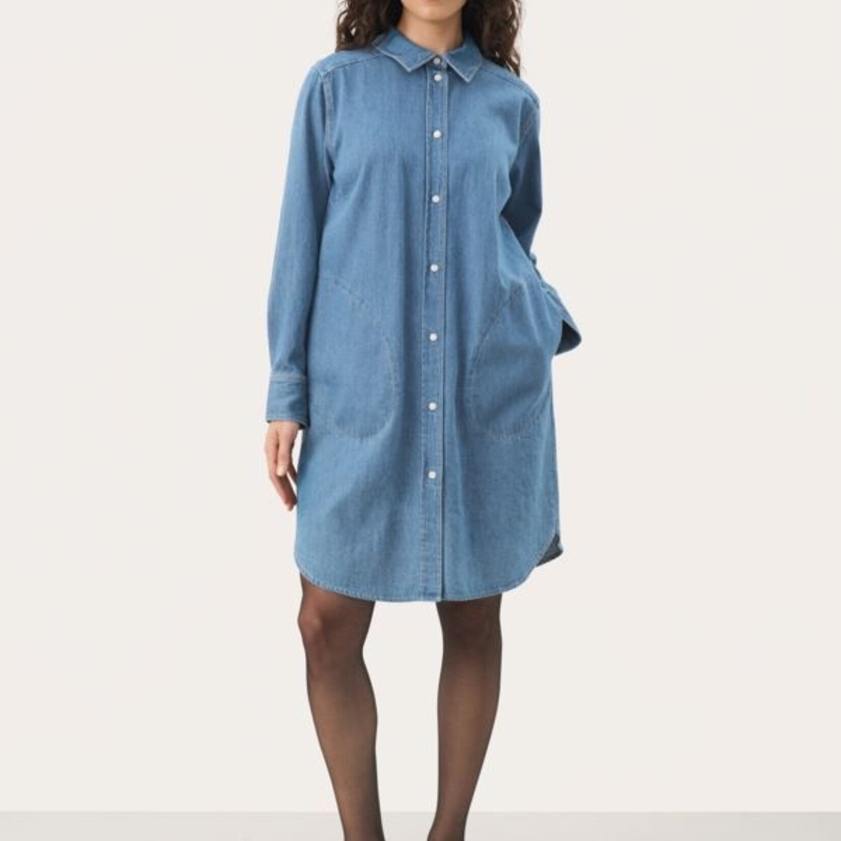 Part Two Robe Chemise Nuria - Medium Blue