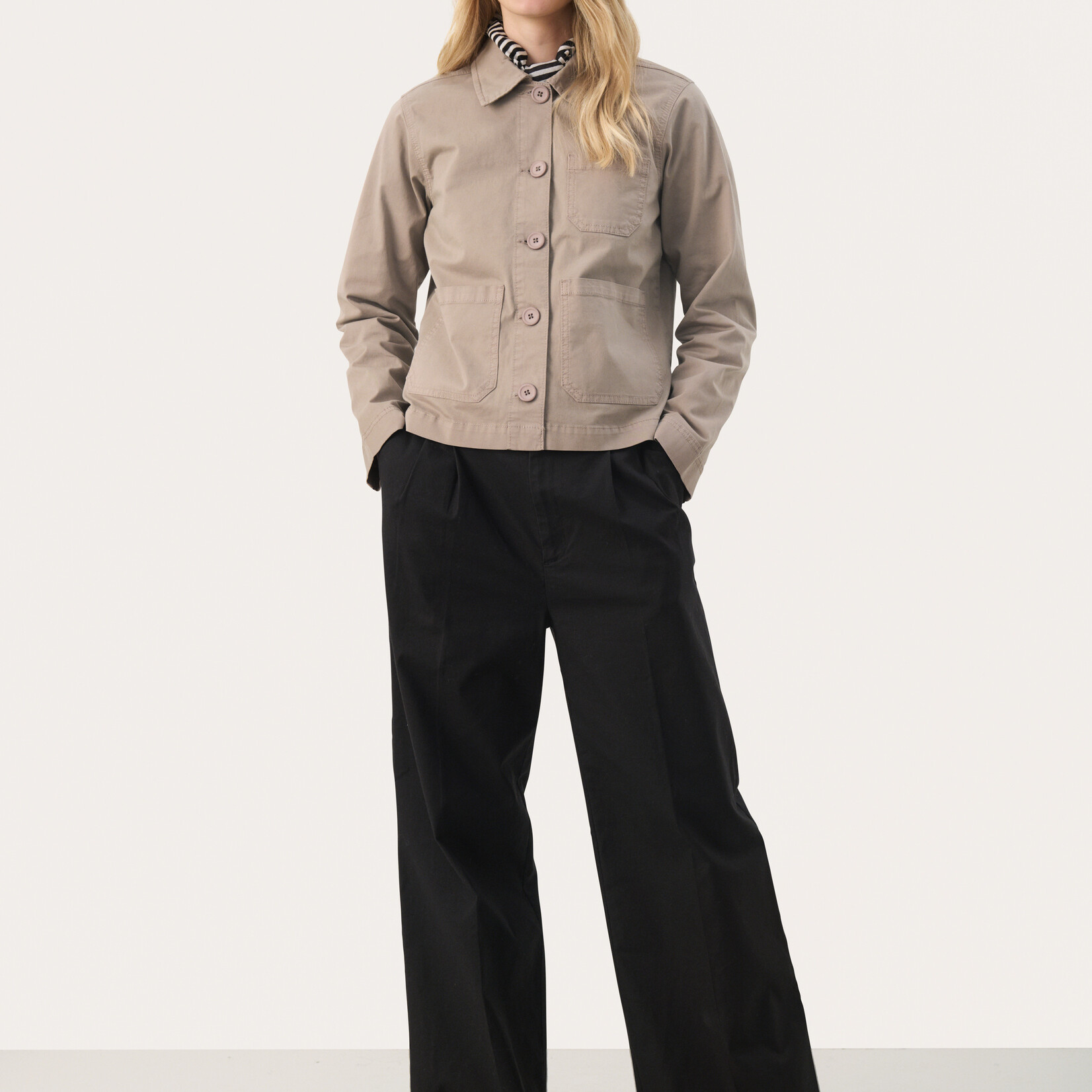 Part Two Jacket Freda - Desert Taupe