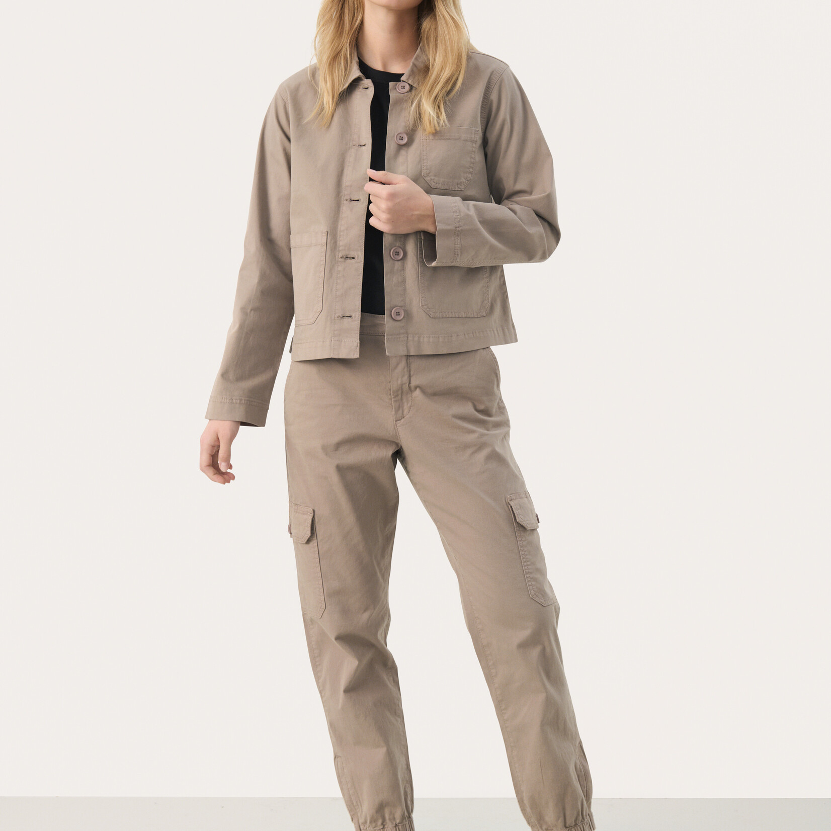 Part Two Jacket Freda - Desert Taupe