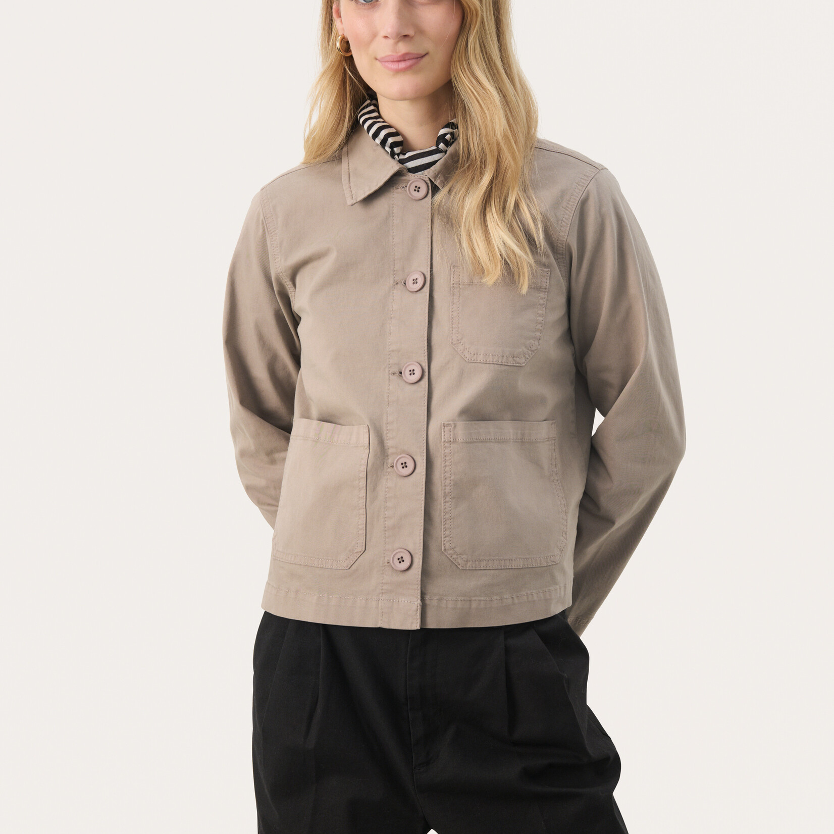 Part Two Jacket Freda - Desert Taupe