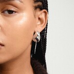 Pilgrim Dune boucle d'oreille Recyclé - Silver Plated