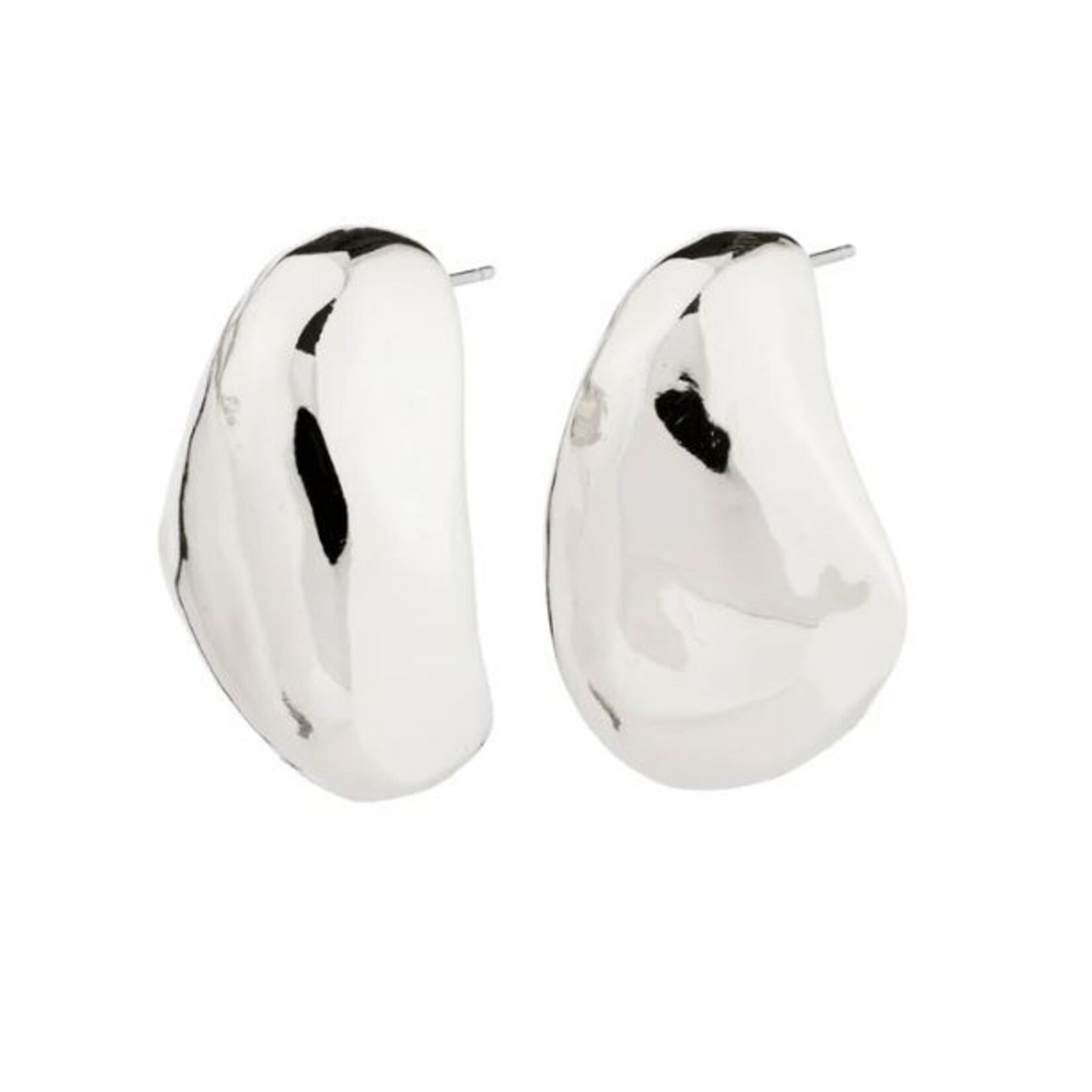 Pilgrim Dune boucle d'oreille Recyclé - Silver Plated