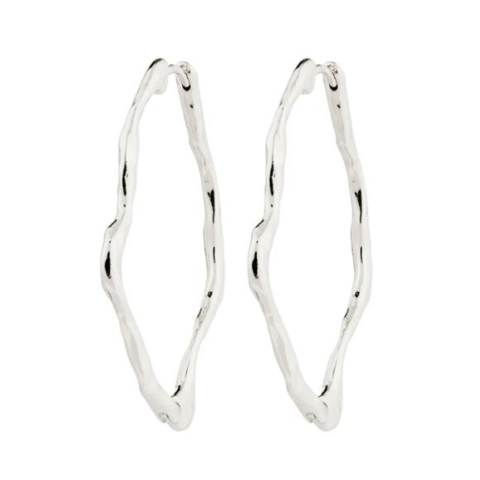 Pilgrim Dylan boucle d'oreille Recyclé - Silver Plated