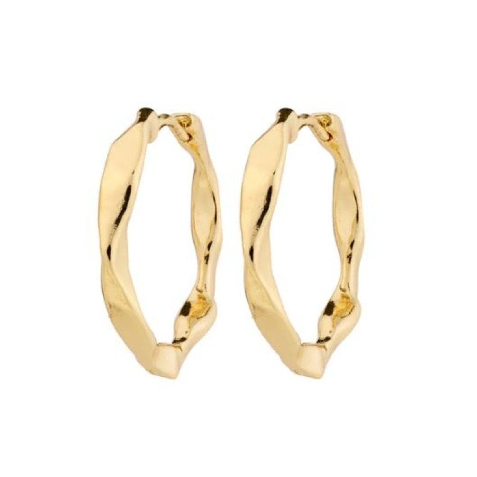 Pilgrim Dawn boucle d'oreille Recyclé - Gold Plated