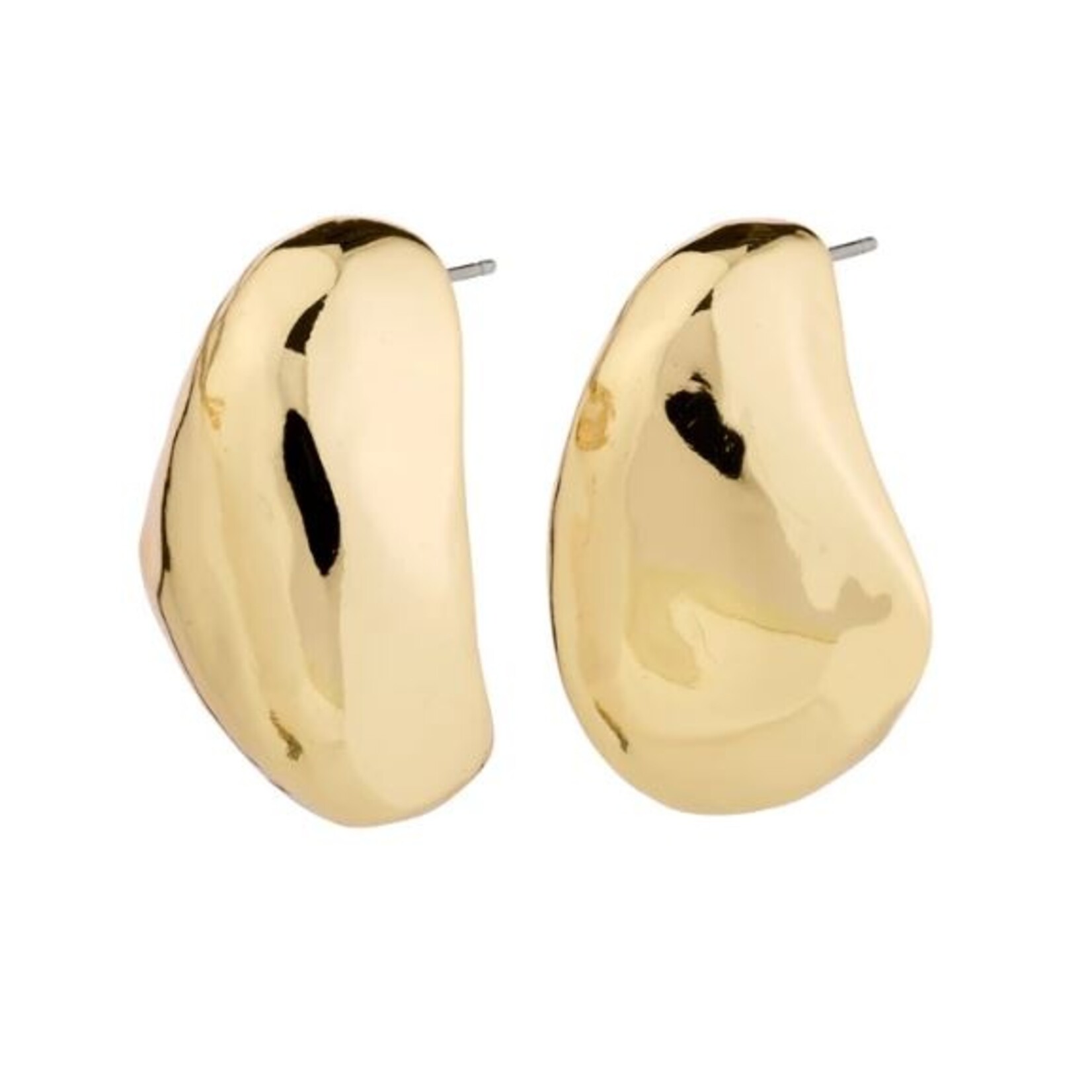 Pilgrim Dune boucle d'oreille Recyclé - Gold Plated
