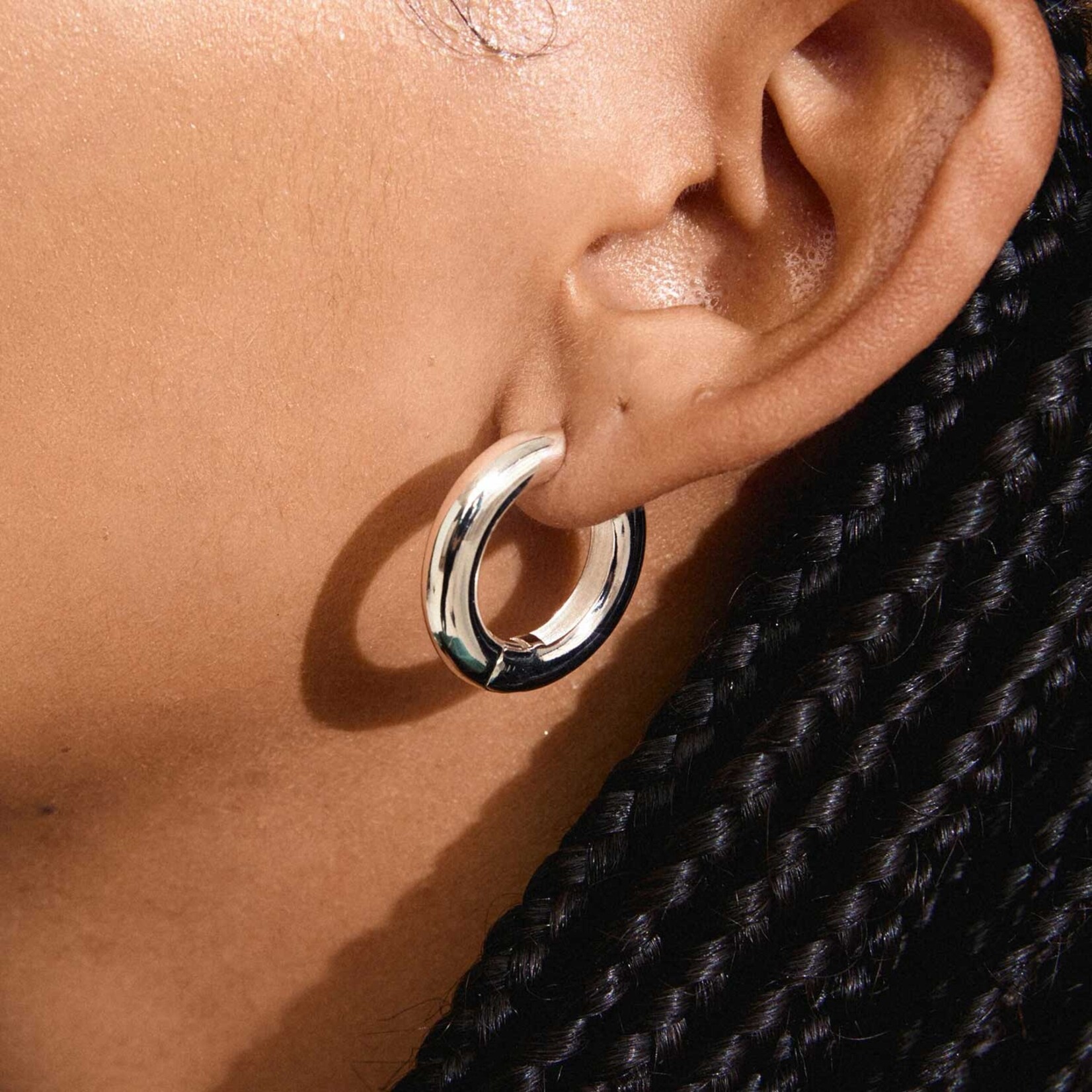 Pilgrim Marlo boucle d'oreille Recyclé - Silver Plated