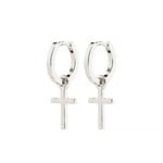 Pilgrim Flynn boucle d'oreille Recyclé - Silver Plated