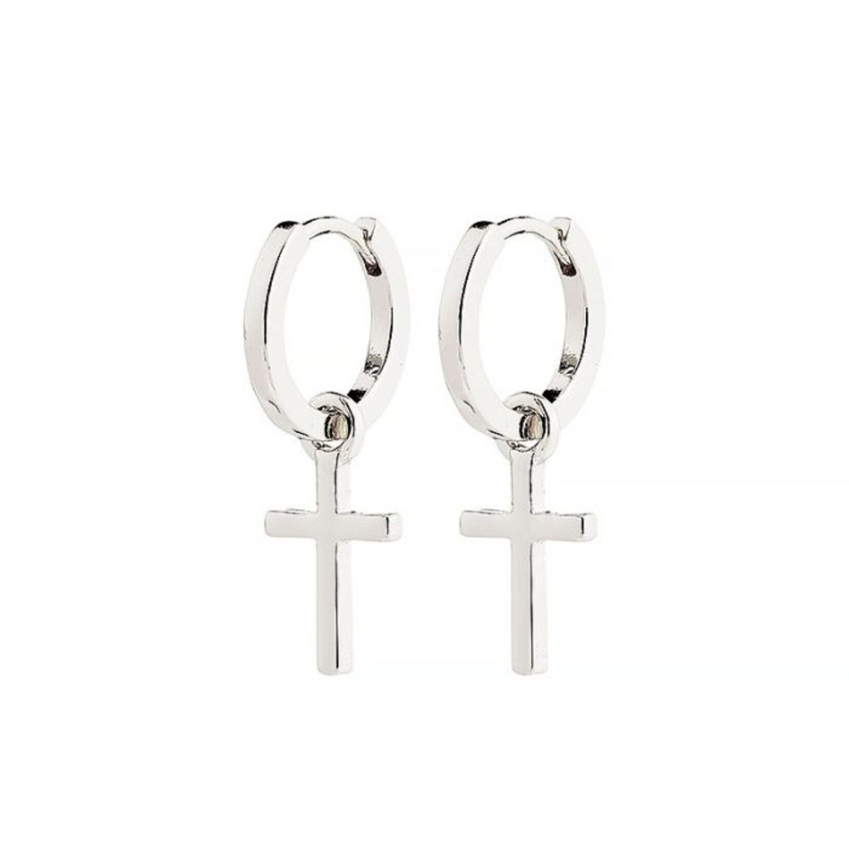 Pilgrim Flynn boucle d'oreille Recyclé - Silver Plated