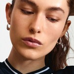 Pilgrim Dune boucle d'oreille Recyclé - Silver Plated