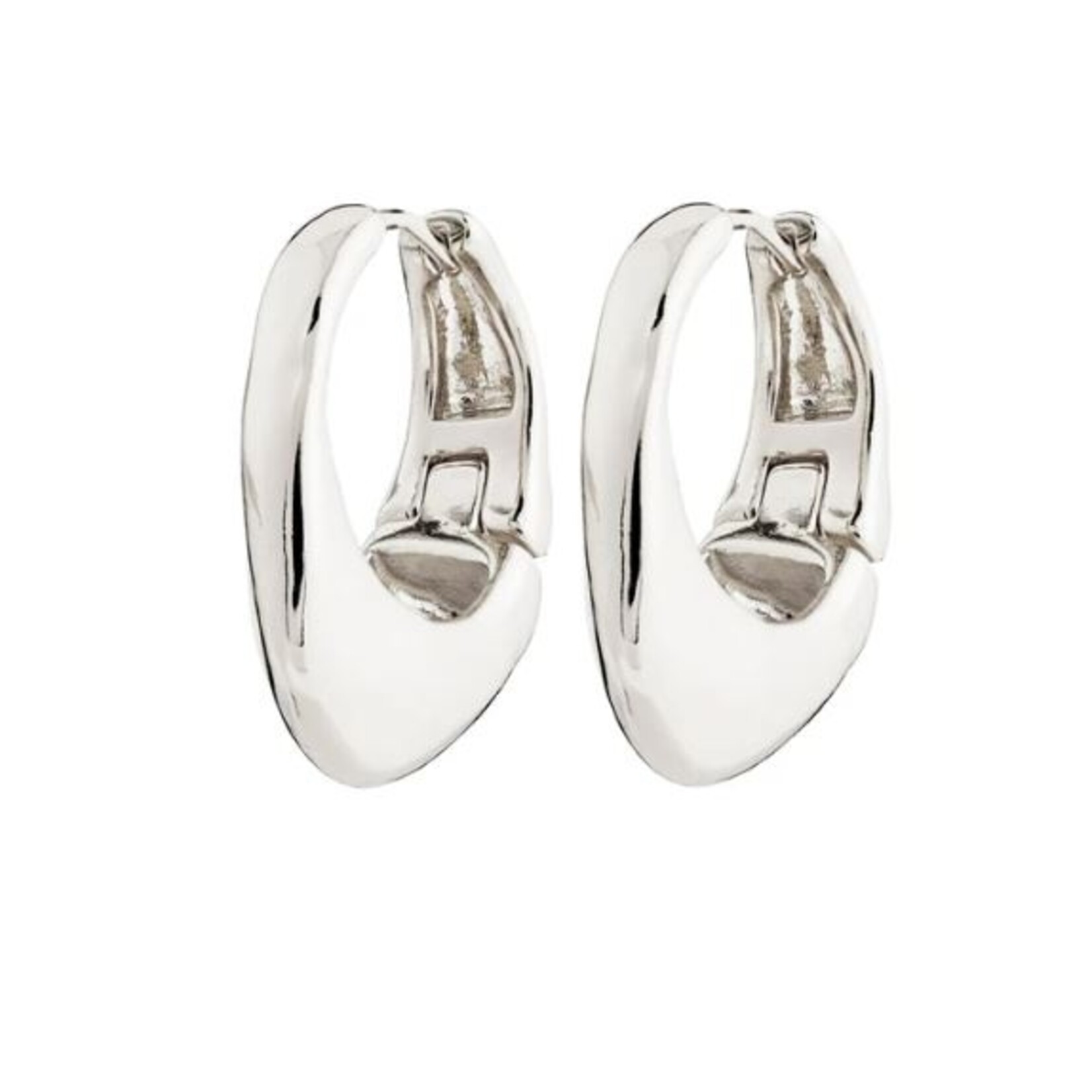 Pilgrim Dune boucle d'oreille Recyclé - Silver Plated