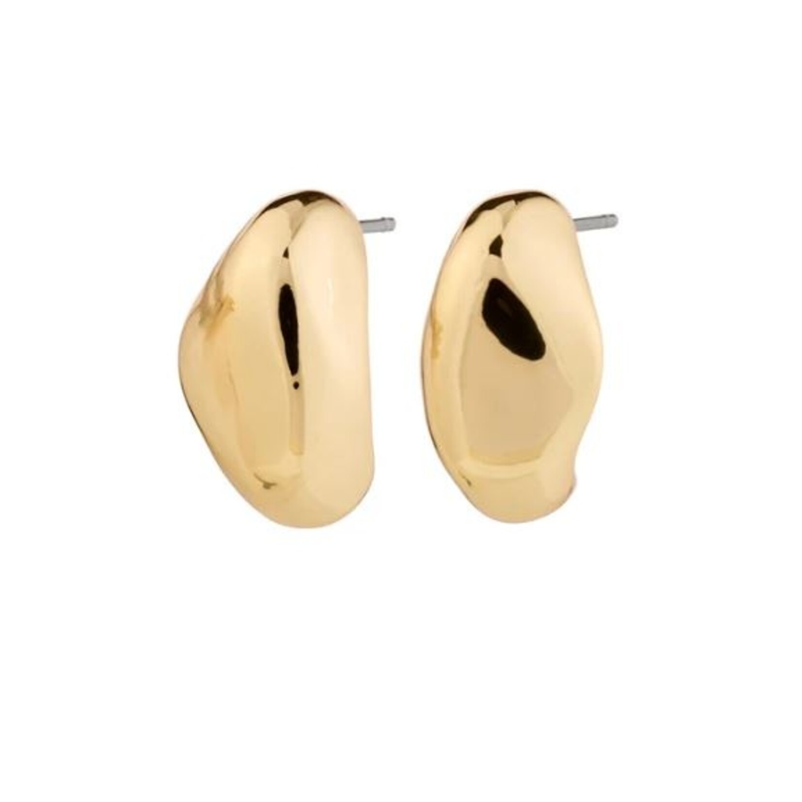 Pilgrim Dune boucle d'oreille Recyclé - Gold Plated