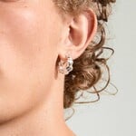 Pilgrim Elliot boucle d'oreille Recyclé - Silver Plated