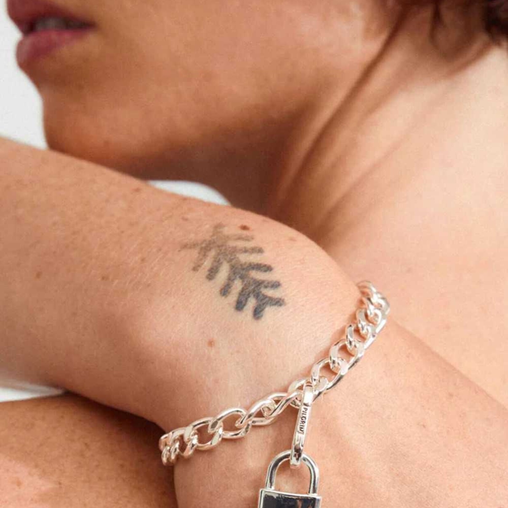 Pilgrim Charm Médaillon Recyclé - Silver Plated