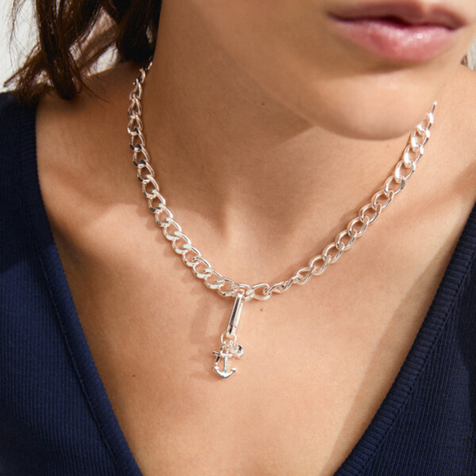 Pilgrim Charm Symbole Recyclé - Silver Plated