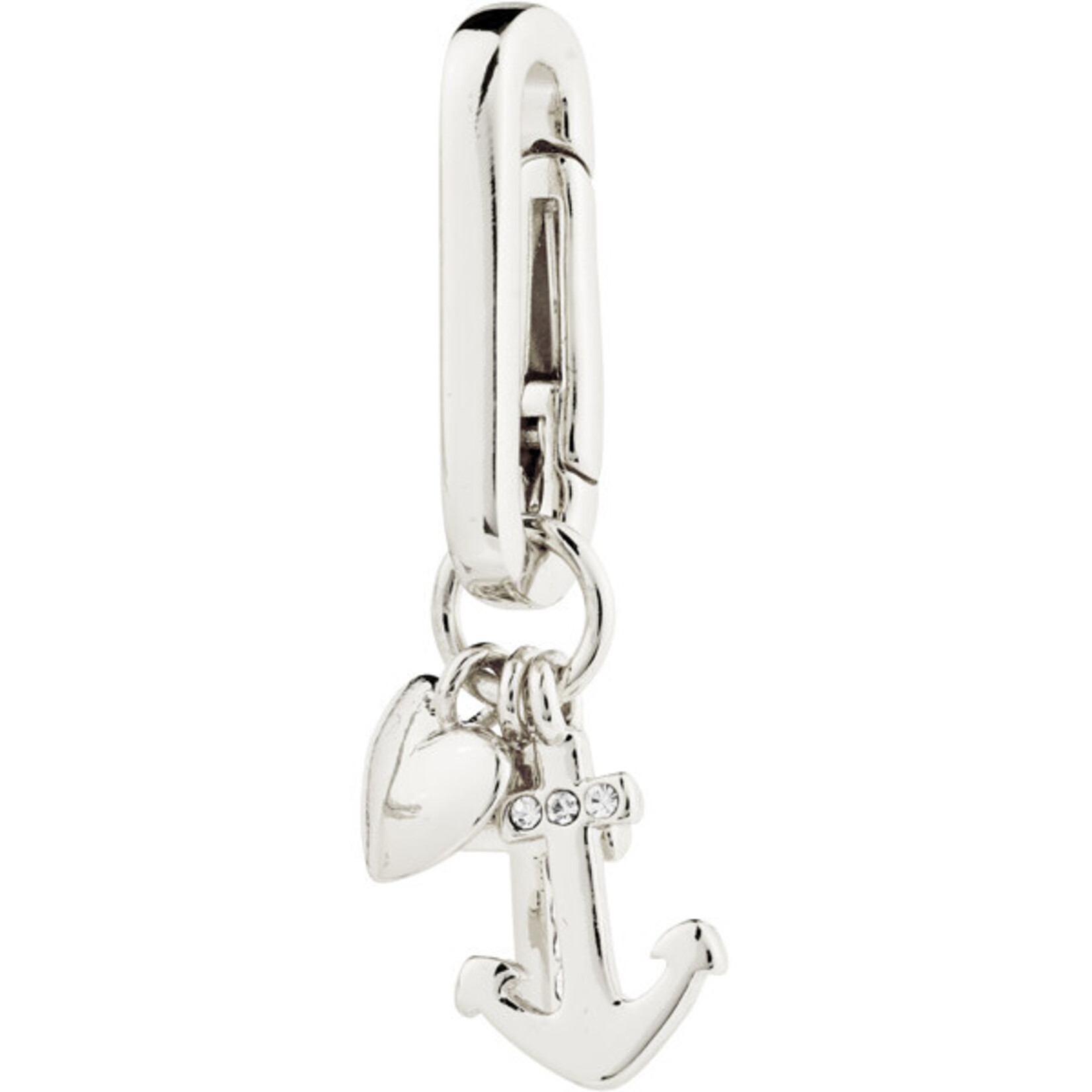 Pilgrim Charm Symbole Recyclé - Silver Plated