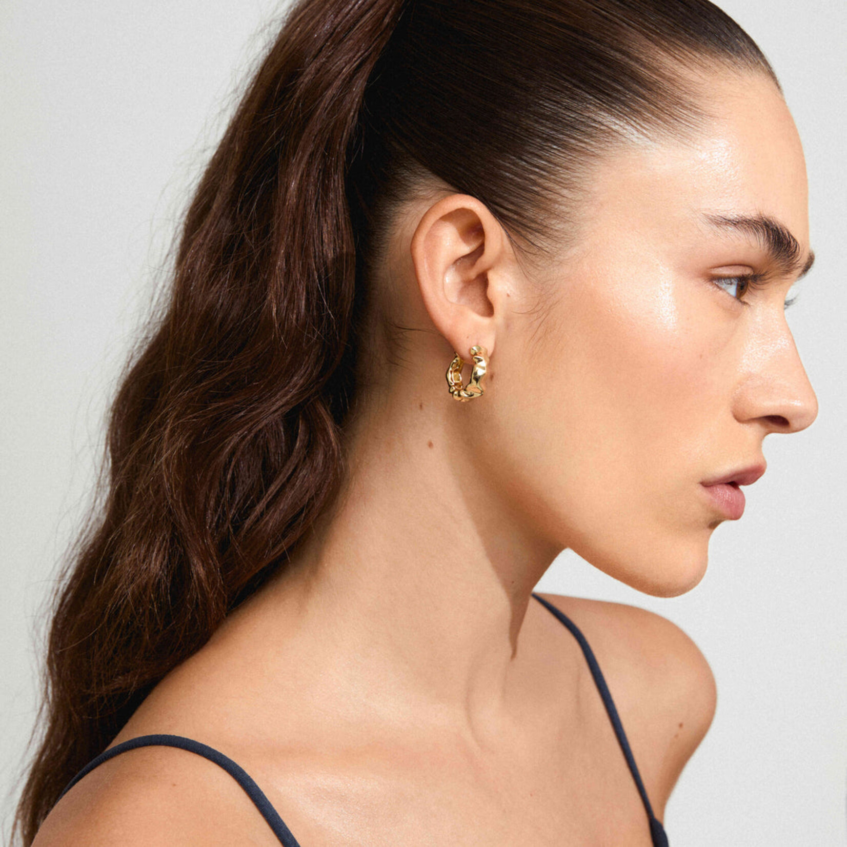 Pilgrim Elliot boucle d`oreille Recyclé - Gold Plated
