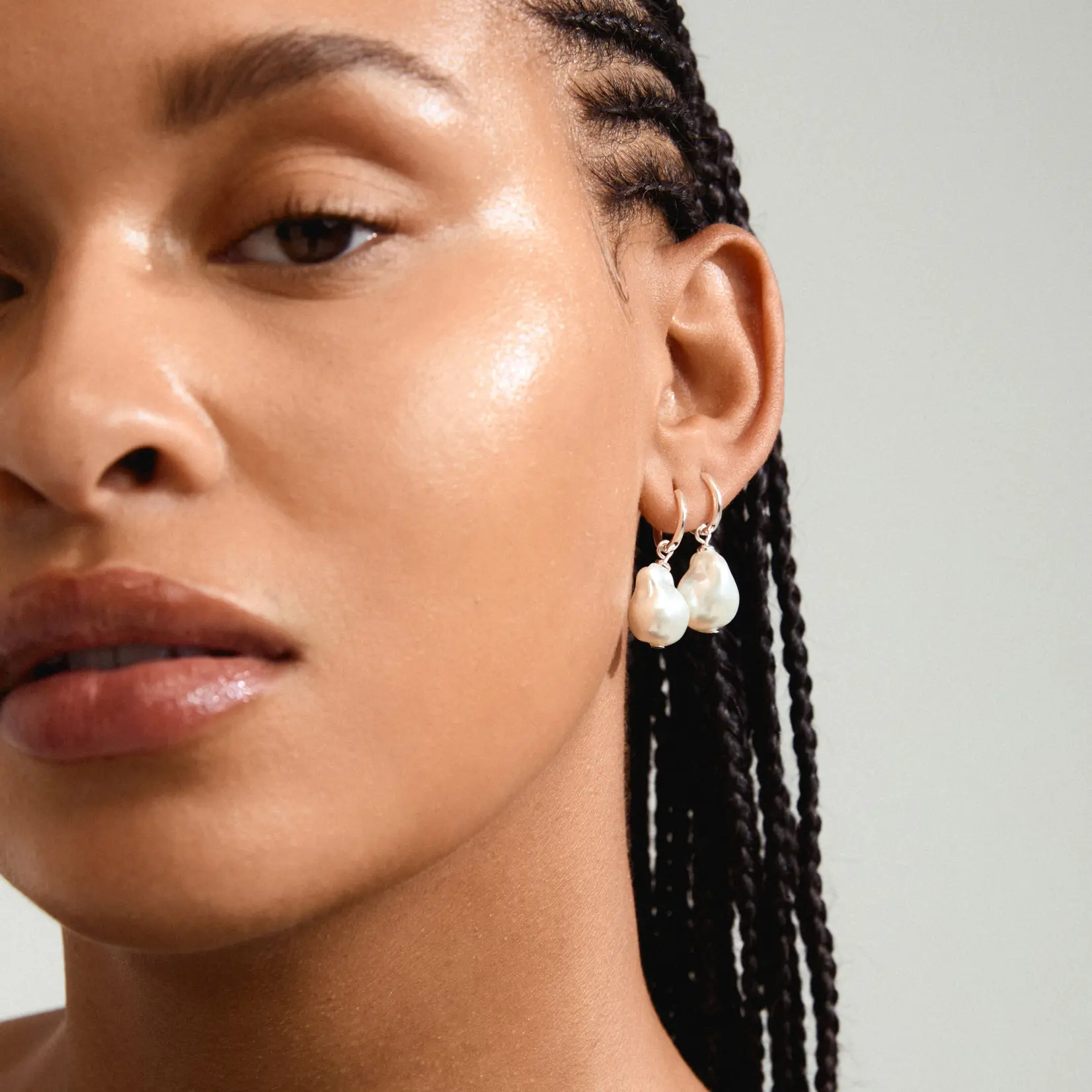 Pilgrim Sky Earrings Recycled - Silver Plated