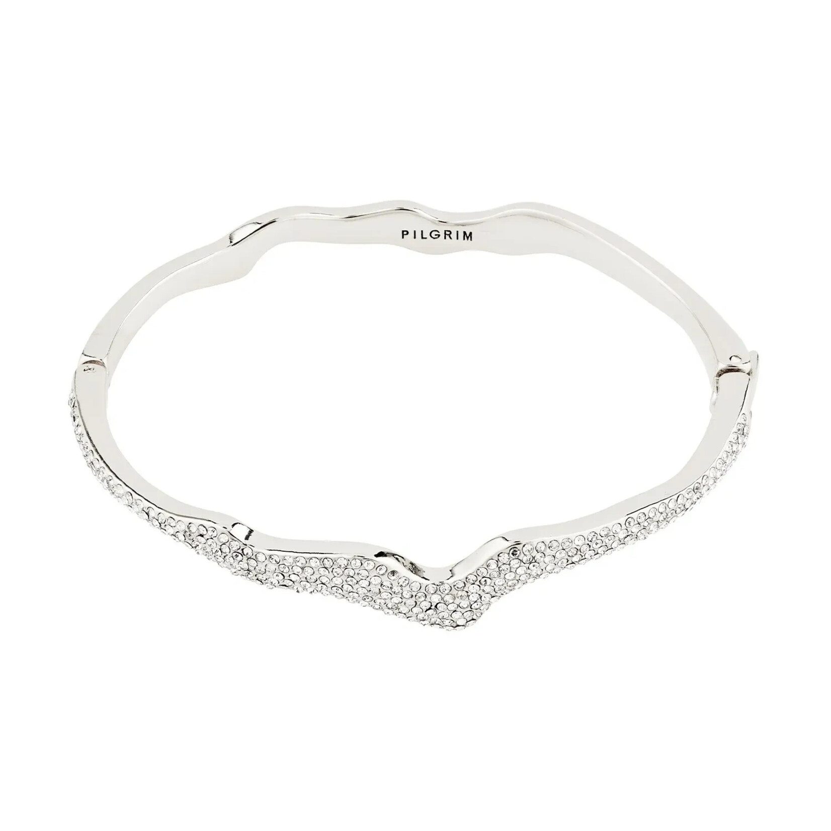 Pilgrim Bracelet crystal Recyclé - Silver plated