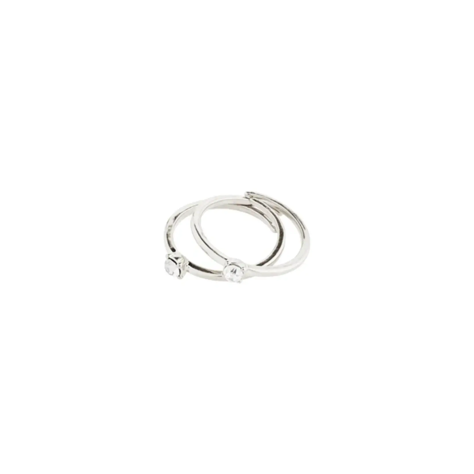 Pilgrim Sky Rings Recycled - Silver Plated