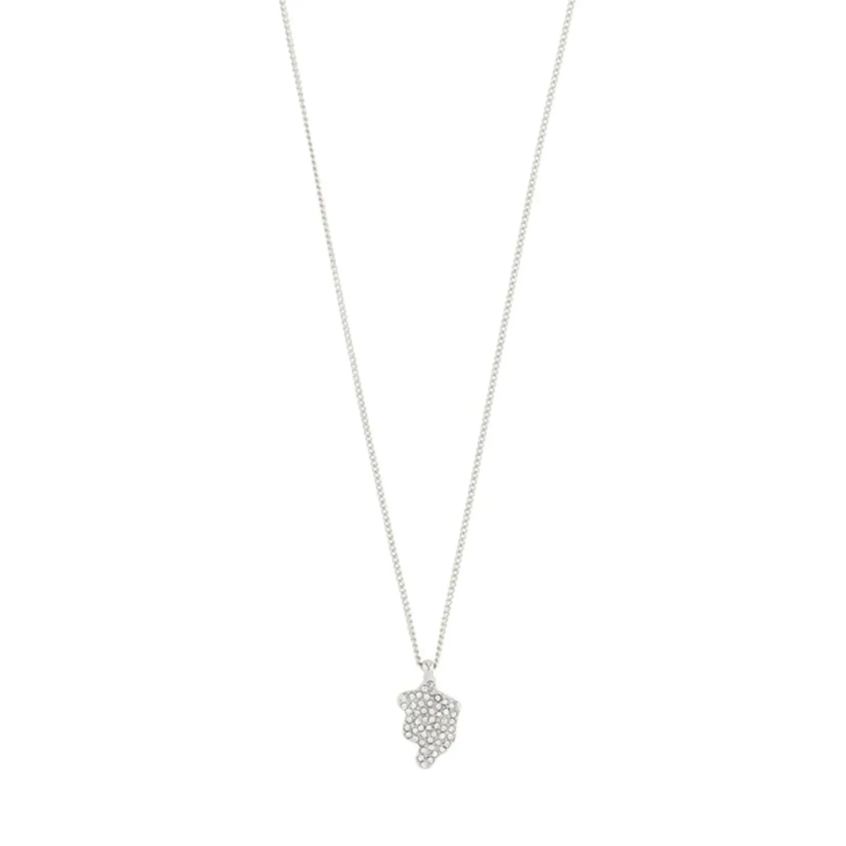 Pilgrim Collier crystal Recyclé - Silver plated