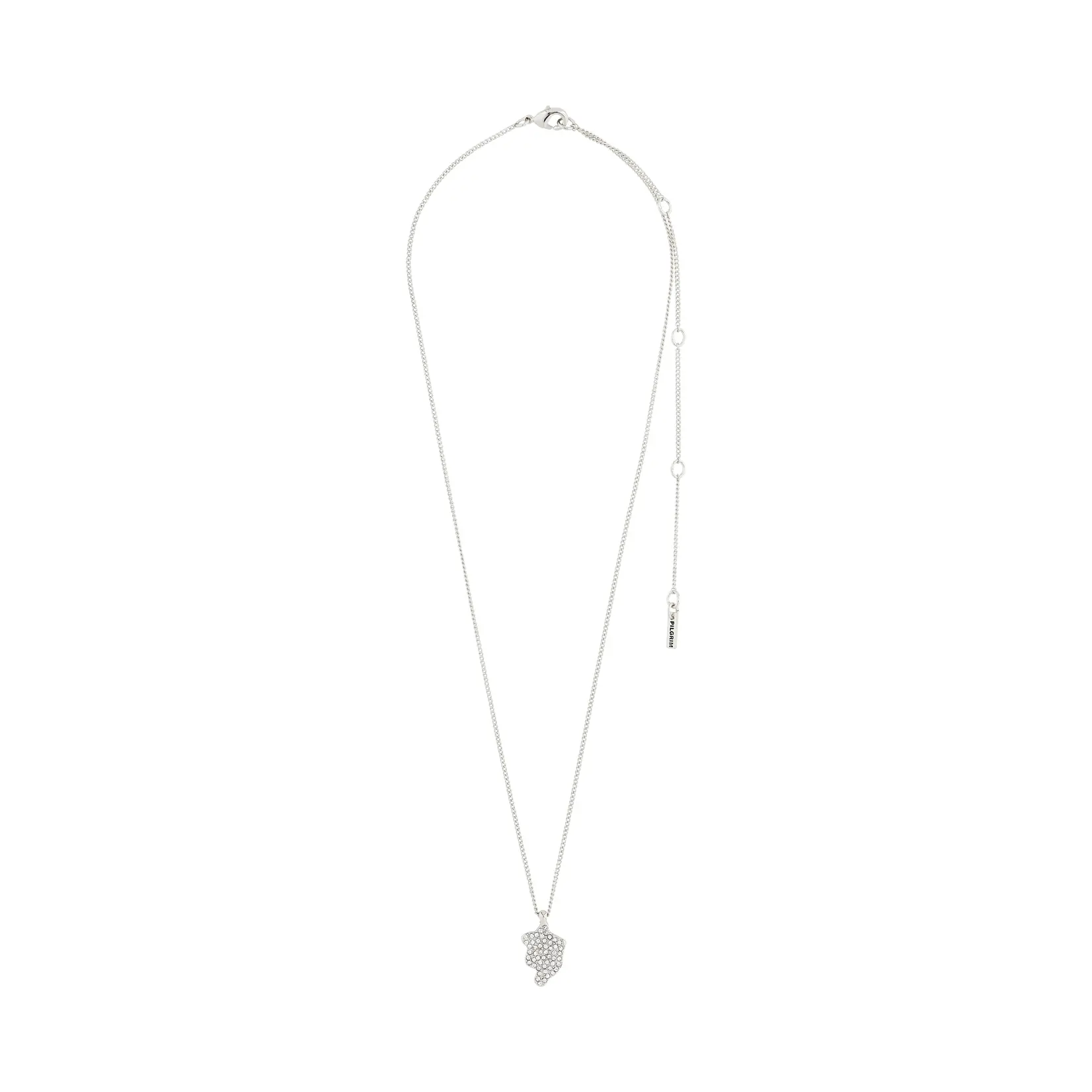 Pilgrim Collier crystal Recyclé - Silver plated