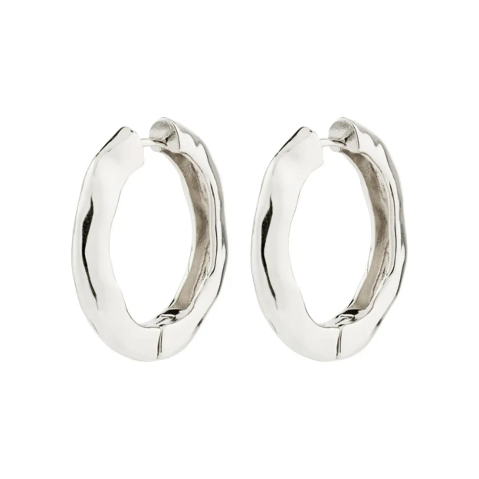 Pilgrim Boucles d`oreilles Recyclé - Silver plated