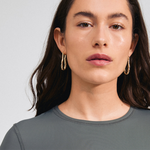 Pilgrim Boucles d`oreilles Recyclé - Gold plated