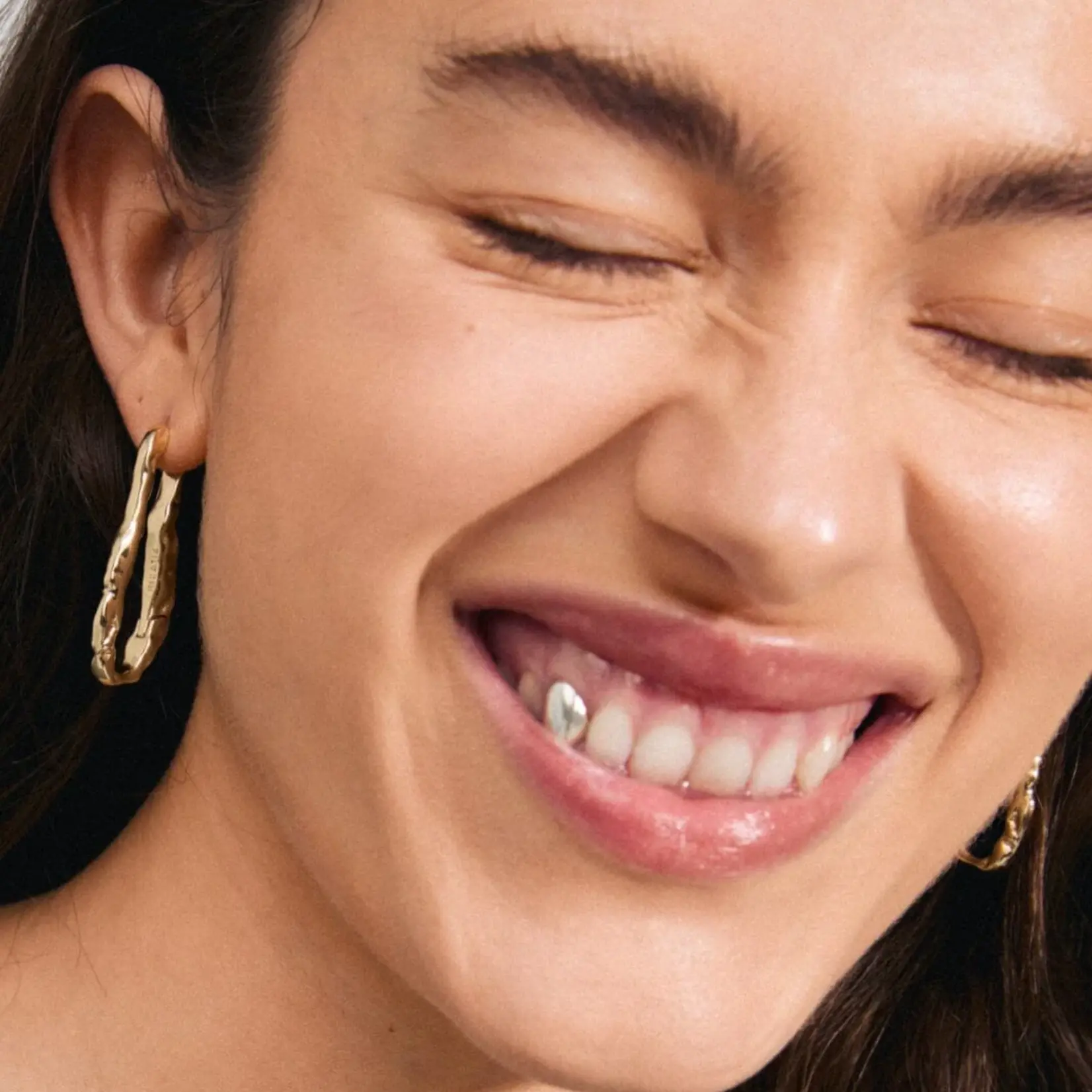 Pilgrim Boucles d`oreilles Recyclé - Gold plated