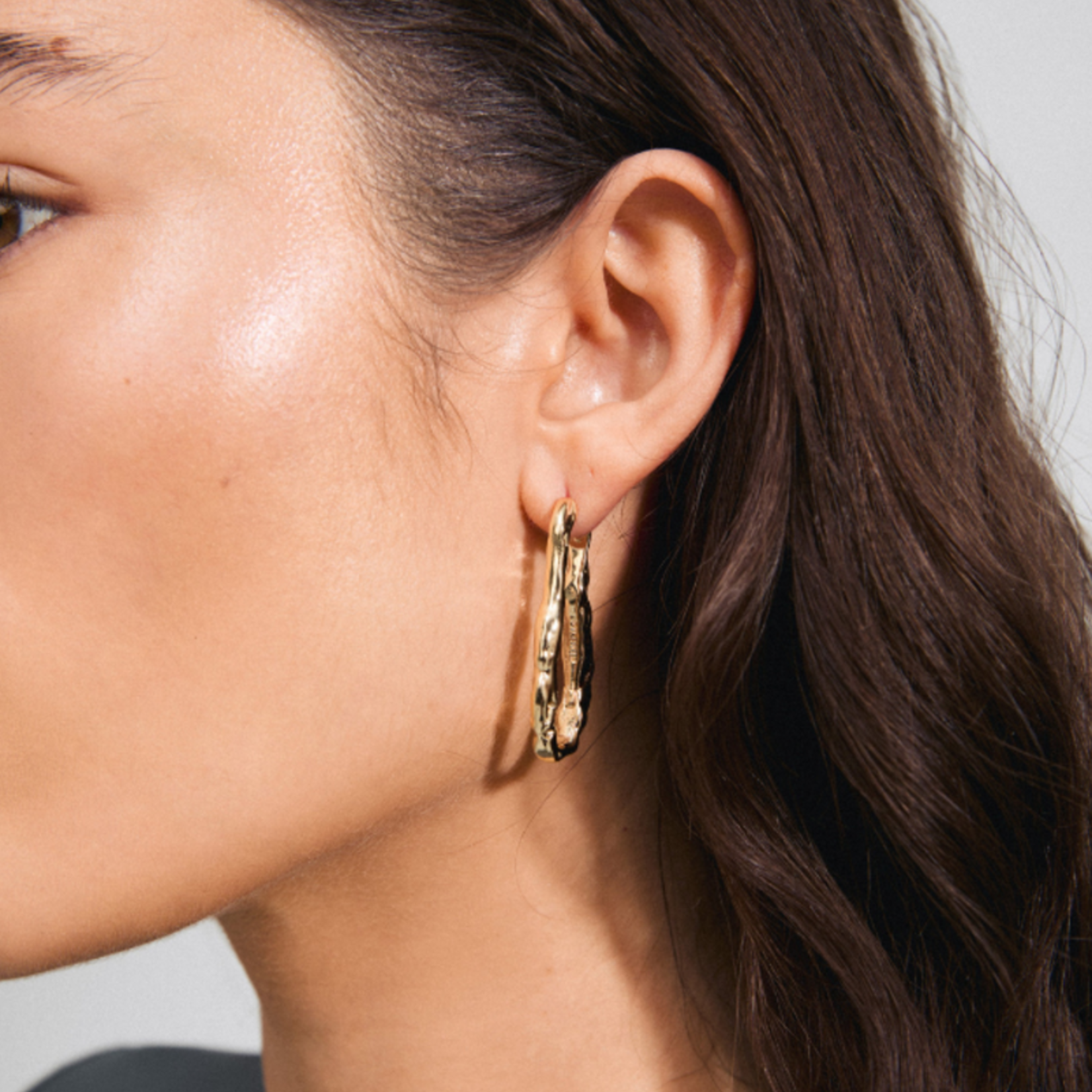 Pilgrim Boucles d`oreilles Recyclé - Gold plated